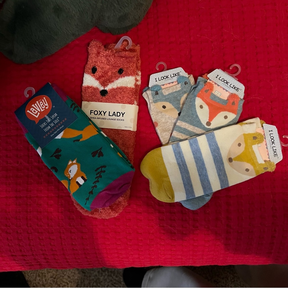Lot of Fox Socks